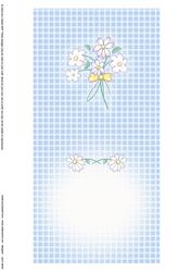 Pretty Gingham Insert Square Landscape