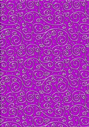 'metallic Swirls - Silver' Backing Paper
