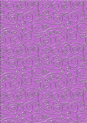 'metallic Swirls - Silver' Backing Paper