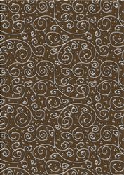 'metallic Swirls - Silver' Backing Paper
