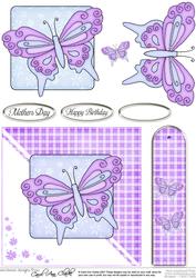 Butterfly Quick Card with 3D Decoupage Design