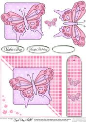 Butterfly Quick Card with 3D Decoupage Design