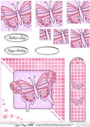 Butterfly Quick Card with Pyramage
