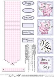 Princess Piggywig Waterfall Sheet