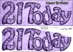 Large Dl 21 Today Clocks 3D Decoupage