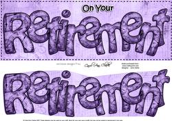 Large Dl Retirement Clocks 3D Decoupage