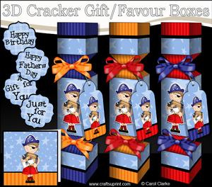 3D Boyz Joze Pirate Cracker Gift Favour Boxes