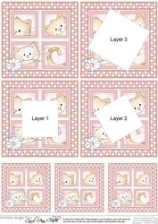Cute Cat Twisted Tunnel Topper