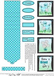 Cute Poodle Waterfall Sheet