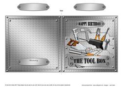 Birthday DIY Toolbox Quick Cut & Fold Card
