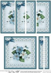 Pretty Viola Quick Card with Side Stacker Topper