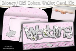 Wedding Money or Gift Wallet Card Kit