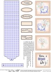 Cute Cat Waterfall Sheet