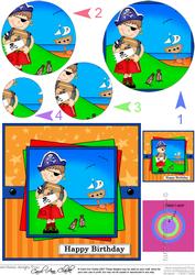 Pirate Joze Circle Pyramage Topper