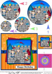 Boriz the Knight Circle Pyramage Topper