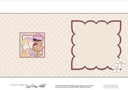 Livvy Bear at the Seaside Square Insert
