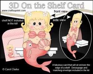 3D on the Shelf Card Kit - Little Mermaid Melody