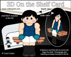3D on the Shelf Card Kit - Boxer Lee