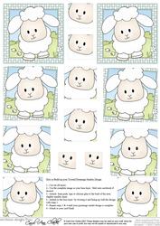 Little Lamb Twisted Pyramage Sheet