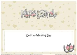 Large Dl Wedding Kirsty & Sandy Insert