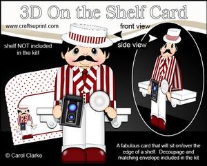 3D on the Shelf Card Kit - Seaside Photographer Roger