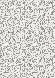 'silver Metallic Swirls' Backing Paper