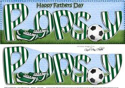 Large Dl Fathers Day Popsy 3D Decoupage