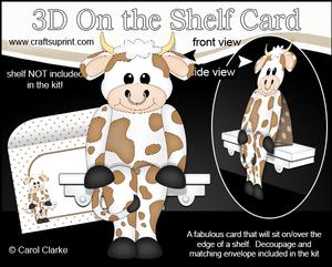 3D on the Shelf Card Kit - Billy Bull