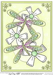 A4 Dreamy Dragonflies