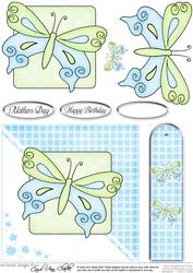 Butterfly Quick Card with 3D Decoupage