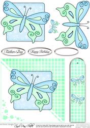 Butterfly Quick Card with 3D Decoupage