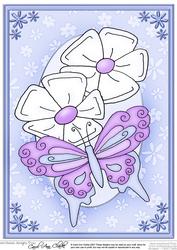 A4 Fluttery Butterfly