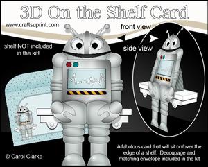 3D on the Shelf Card Kit - Little Robot Micro