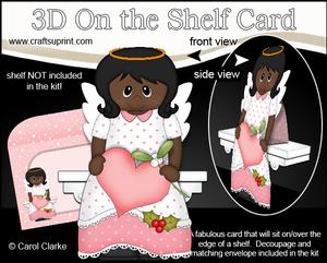 3D on the Shelf Card Kit - Ethnic Christmas Nativity Angel