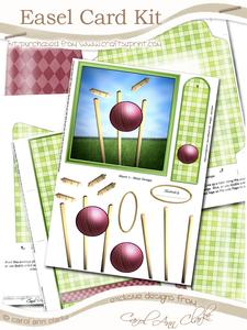 Cricket Easel Card Kit with 3D Decoupage