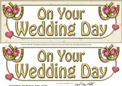 Large Dl Wedding Card & 3D Decoupage
