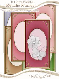 Dl 'gold Metallic Frame' Card Fronts Kit