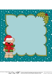 8 x 8 Christmas Livvy Bear's Presents Insert