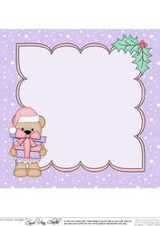 8 x 8 Christmas Livvy Bear's Presents Insert