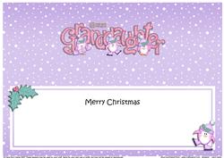 Large Dl Christmas Great Granddaughter Penguins Insert