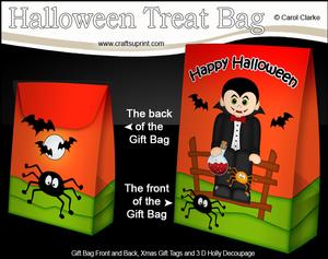 3D Little Halloween Vampire Damien Gift Bag Mini Kit