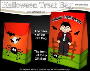 3D Little Halloween Devil Lucifer Gift Bag Mini Kit