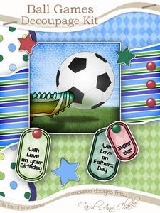 Football Kit with 3D Decoupage