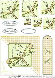 Dragonfly Quick Card with Pyramage