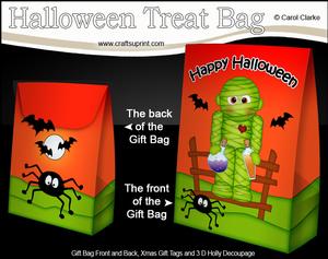 cup646260_359 - 3D Little Halloween Mummy Gomez Gift Bag Mini Kit