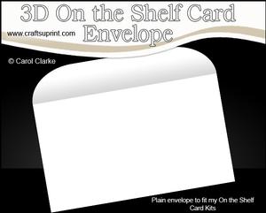 3D on the Shelf Card Kit - Plain Envelope Kit