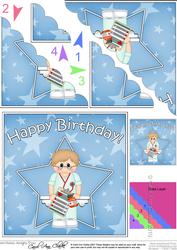 Doctor Birthday Scallop Corner Side Stacker