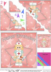 Nurse Birthday Scallop Corner Side Stacker