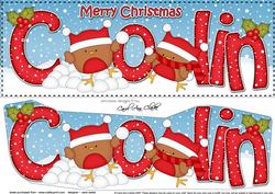 Large Dl Christmas Colin Robins 3D Decoupage