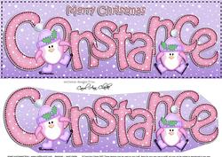 Large Dl Christmas Constance Penguins 3D Decoupage